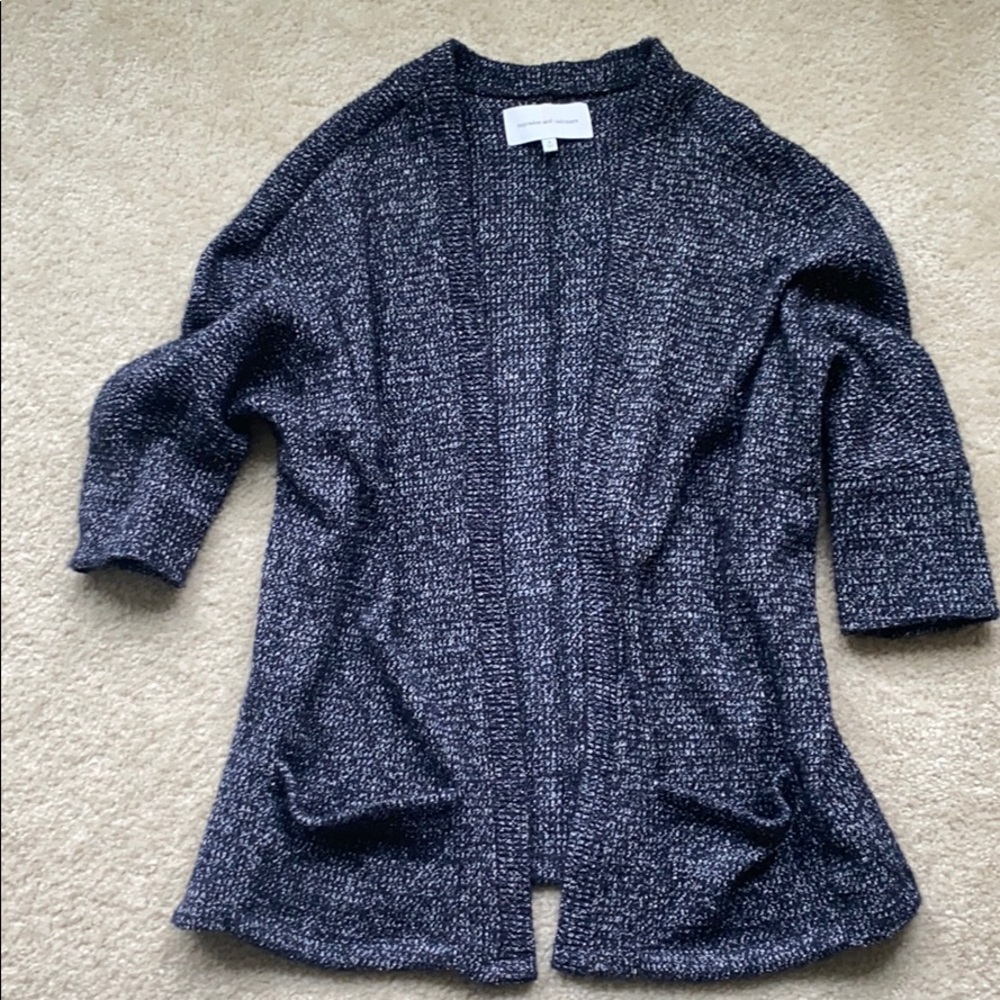 Cupcakes and Cashmere Navy Cardigan